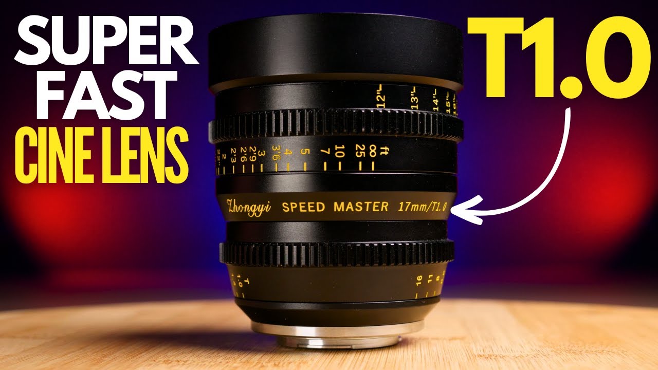 Zhongyi Speedmaster 17mm T1.0 //  SUPER FAST budget-friendly cine lens (for micro four thirds)