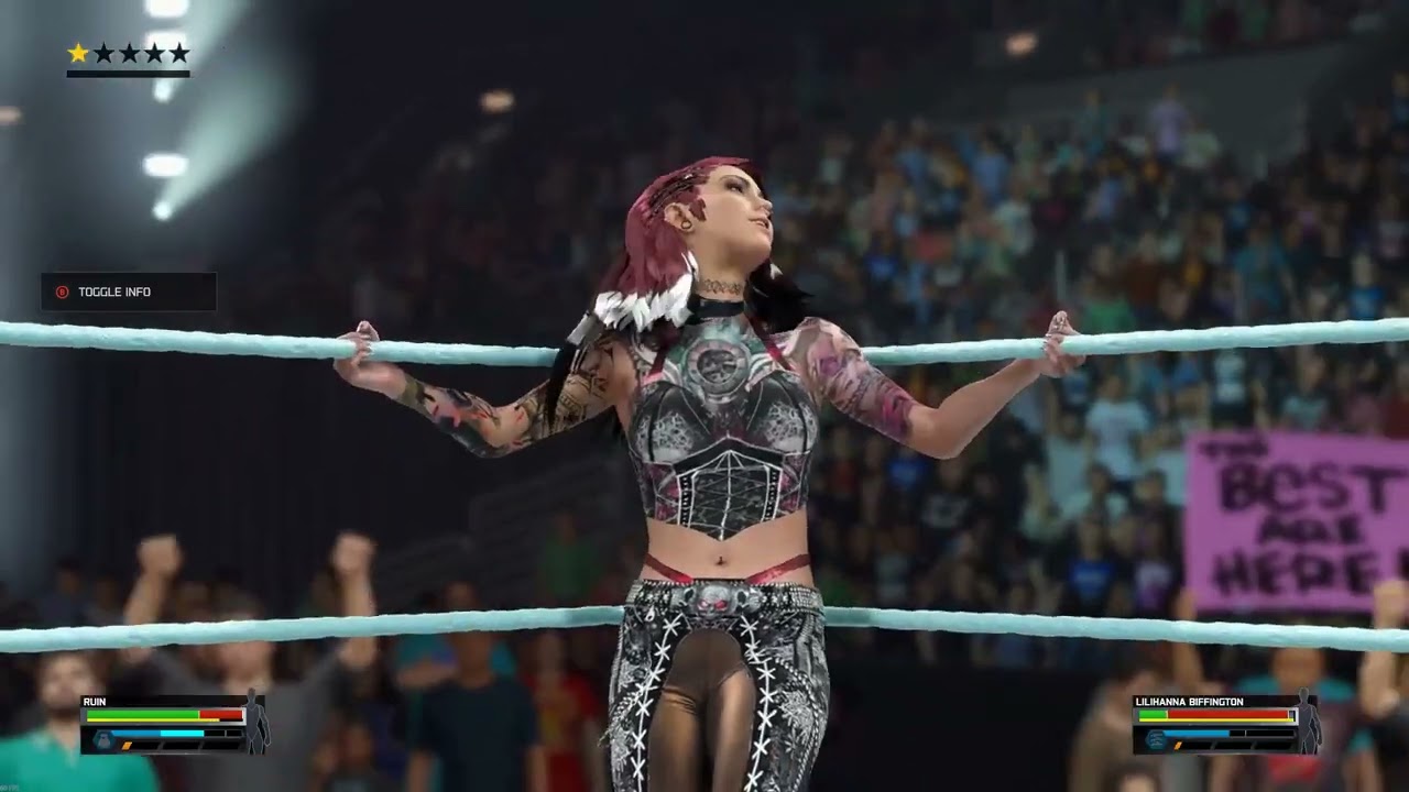Ruin против Lilihanna (Показательный матч) WWE2K25