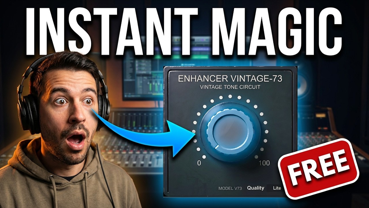 Этот БЕСПЛАТНЫЙ VST-плагин мгновенно улучшает ваш звук | ENHANCER VINTAGE 73