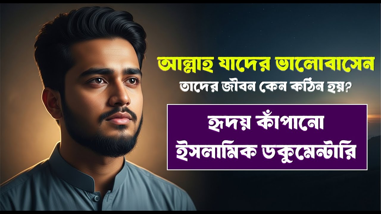 আল্লাহ যাদের ভালোবাসেন, তাদের জীবন কেন কঠিন হয়? | Heart Touching Islamic Reminder