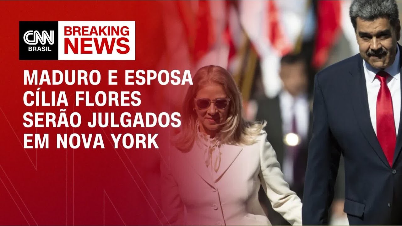 Maduro e esposa v&atilde;o responder por narcoterrorismo em tribunal de Nova York | BREAKING NEWS