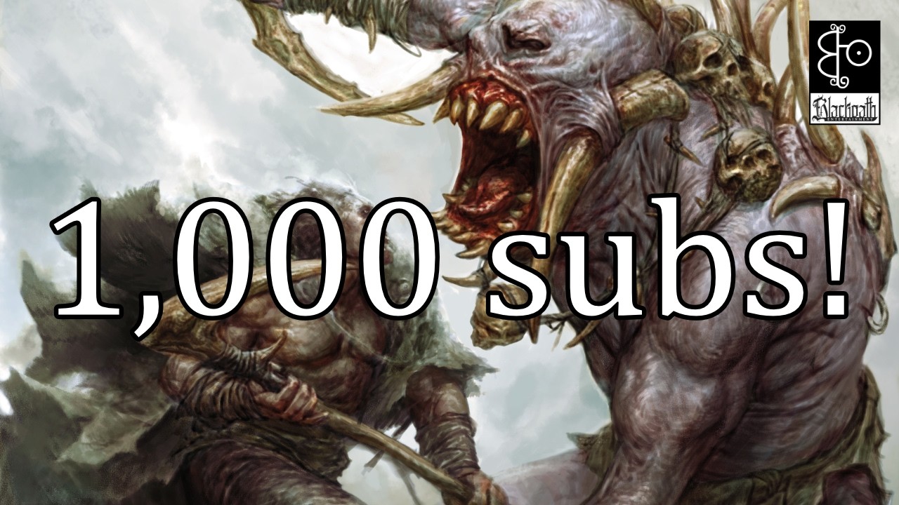 A thousand subscribers!