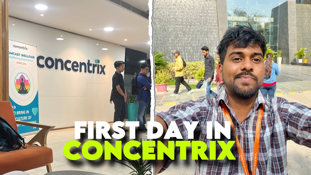 FIRST DAY IN CONCENTRIX | MY JOB IN CONCENTRIX GURGAON ||