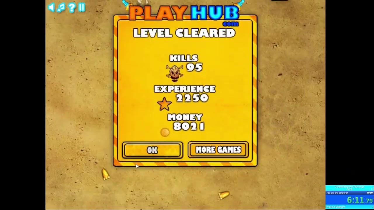 Gunball Emperors revenge Any% WORLD RECORD 9:58
