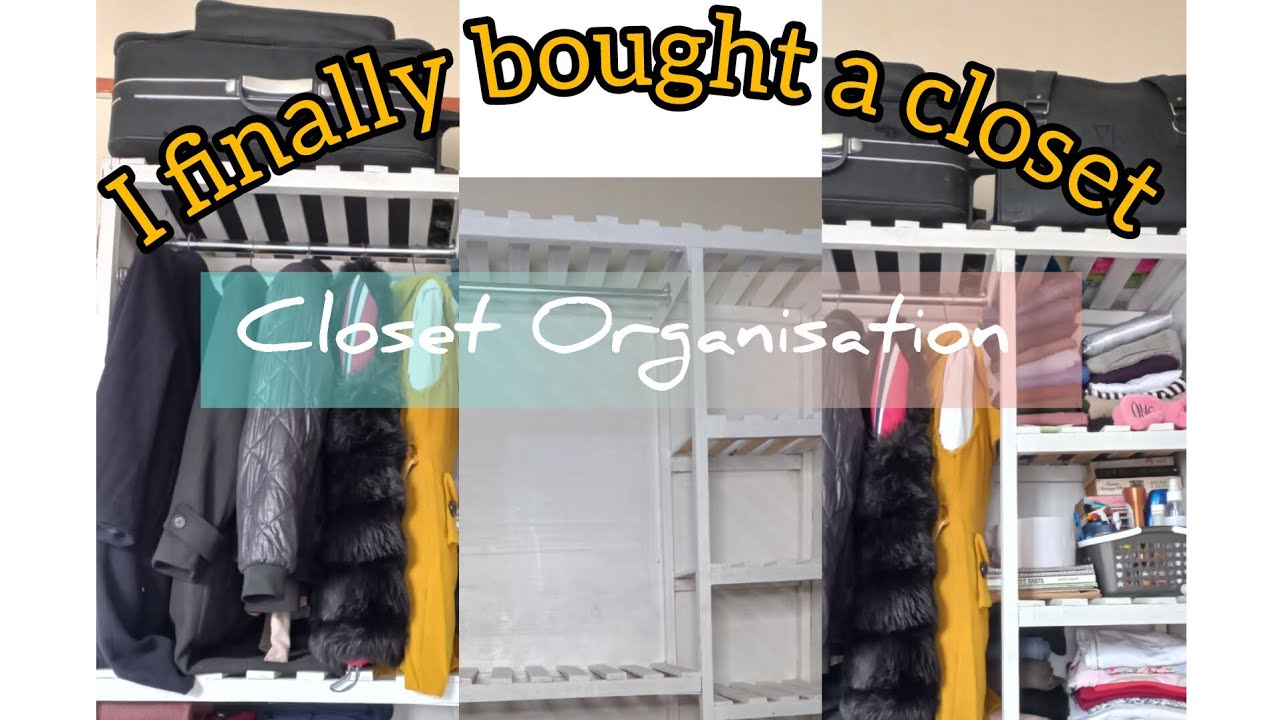 BEDSITTER VLOG: I FINALLY BOUGHT A CLOSET!💃🙏|Closet Organisation|| Kalekye Felistus