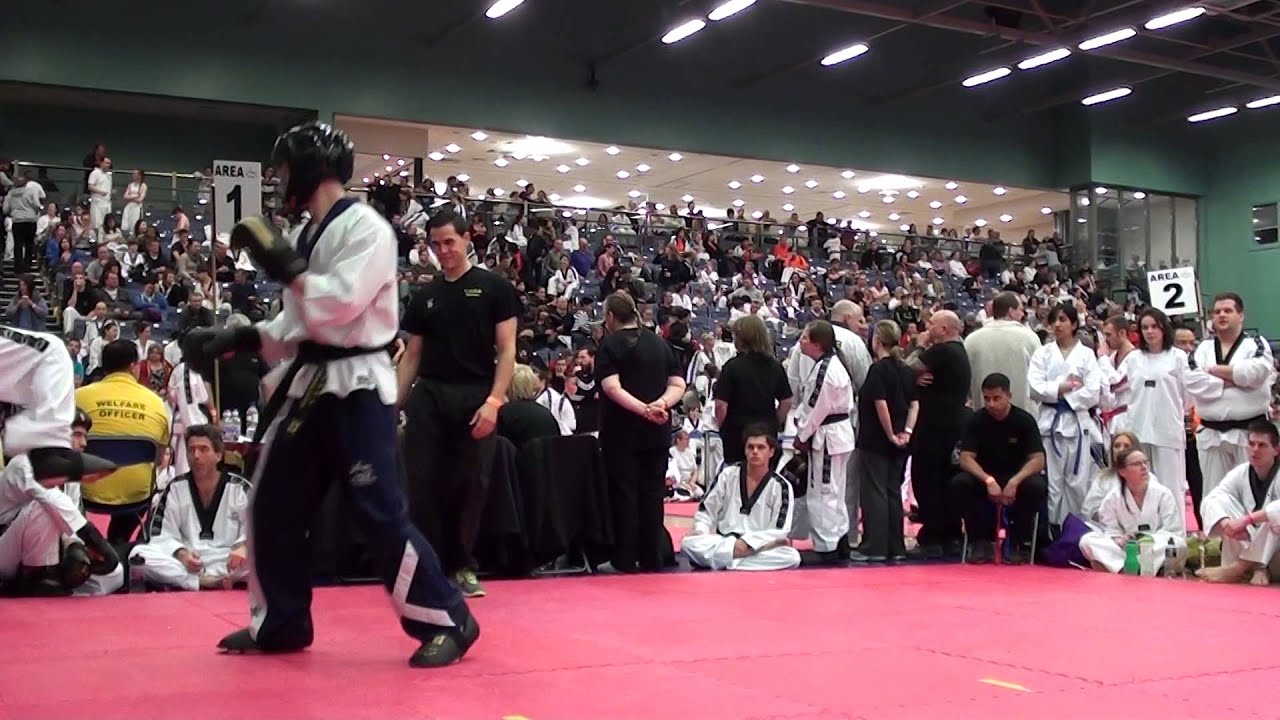 2014 TAGB British Taekwondo Championships Greg Dunlop vs Matthew Cook