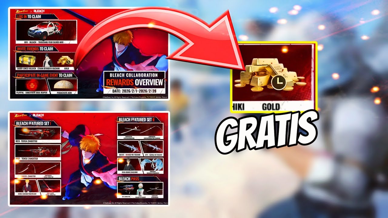 Confirmado tendremos oro para todos skin Zero, catana y mucho más en bloodstrike y bleach 
