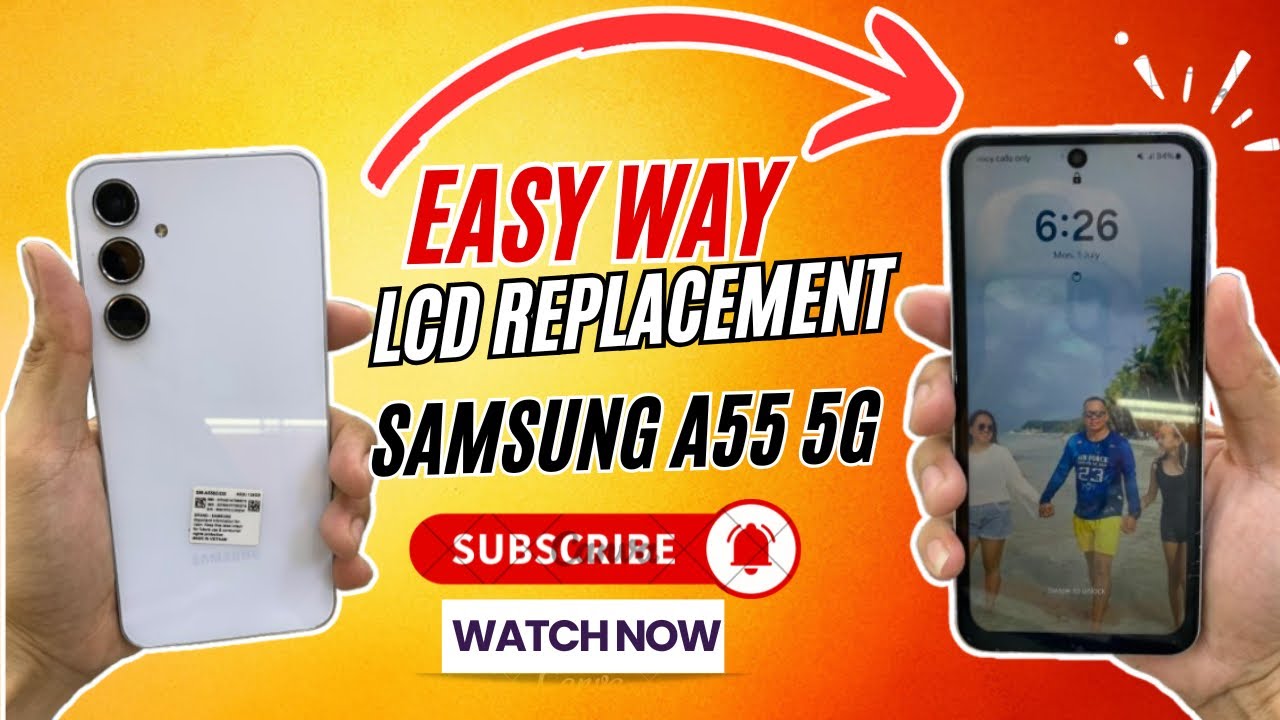 Samsung a55 LCD Replacement | How to Replaced LCD Samsung A55 5g!