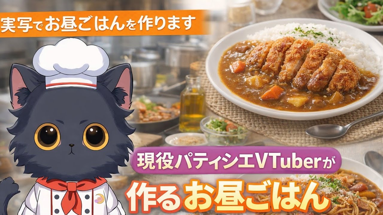 📢【実写配信】⏰午前10:00〜料理配信やります🍳メニュー：#キッシュ#クリームシチュー　のんびり作りながら配信しますので、お時間合えばぜひ遊びに来てください