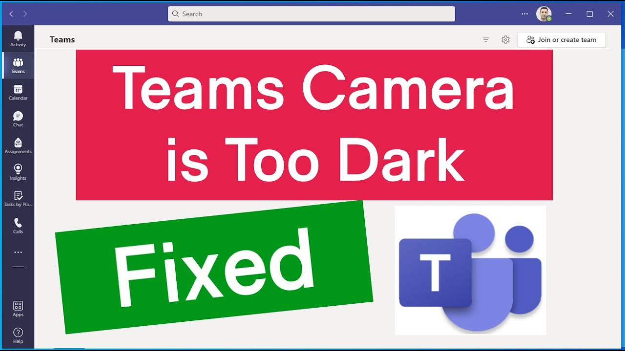 Teams Camera Too Dark | How To Adjust Camera Brightness In Microsoft Teams | Fix Teams Dark Camera