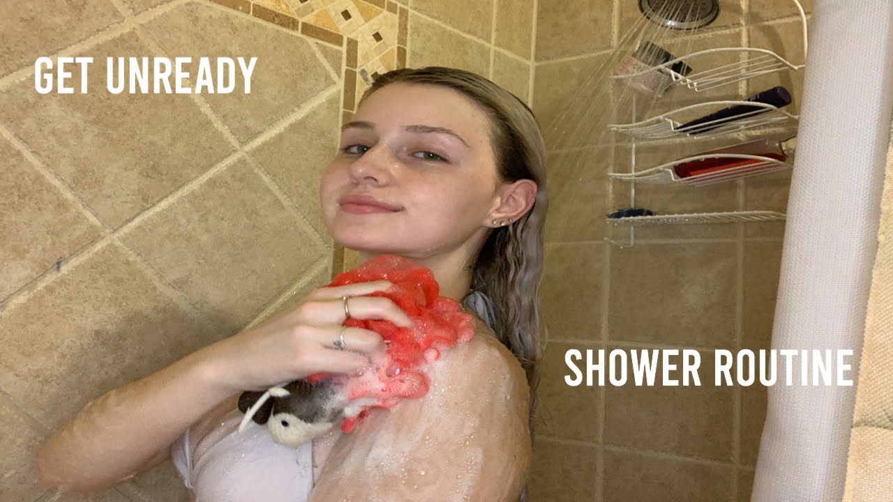 Get Unready With Me + Shower Routine