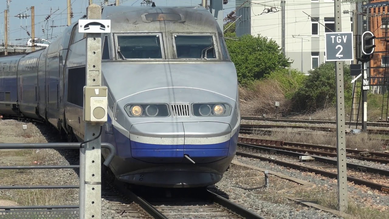 TGV Lyria / Duplex am Gare de Mulhouse 01.05.2019 | trafic ferroviaire Mulhouse