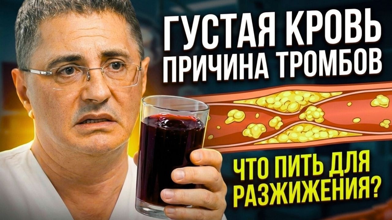 ВАША КРОВЬ — КАК ГУСТОЙ КИСЕЛЬ? 🛑 СРОЧНО НАЧНИТЕ ЕСТЬ ЭТУ ЯГОДУ! ЧИСТИТ СОСУДЫ 🍒🚀ДОКТОР МЯСНИКОВ
