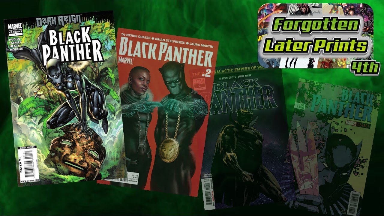 Marvel Black Panther variants | Forgotten Later Prints Ep4