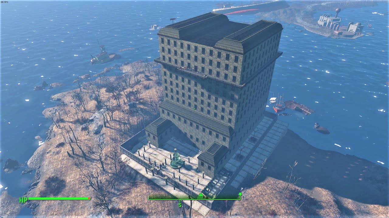 Fallout 4 Settlement Build - Tenpenny Tower - Exterior and Interior - Spectacle Island