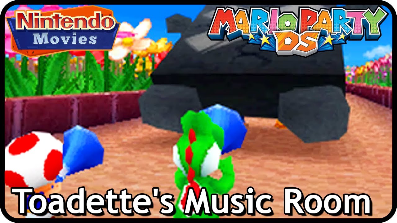 Mario Party DS  - Toadette's Music Room (2 Players, Toad vs Yoshi vs Mario vs Daisy)