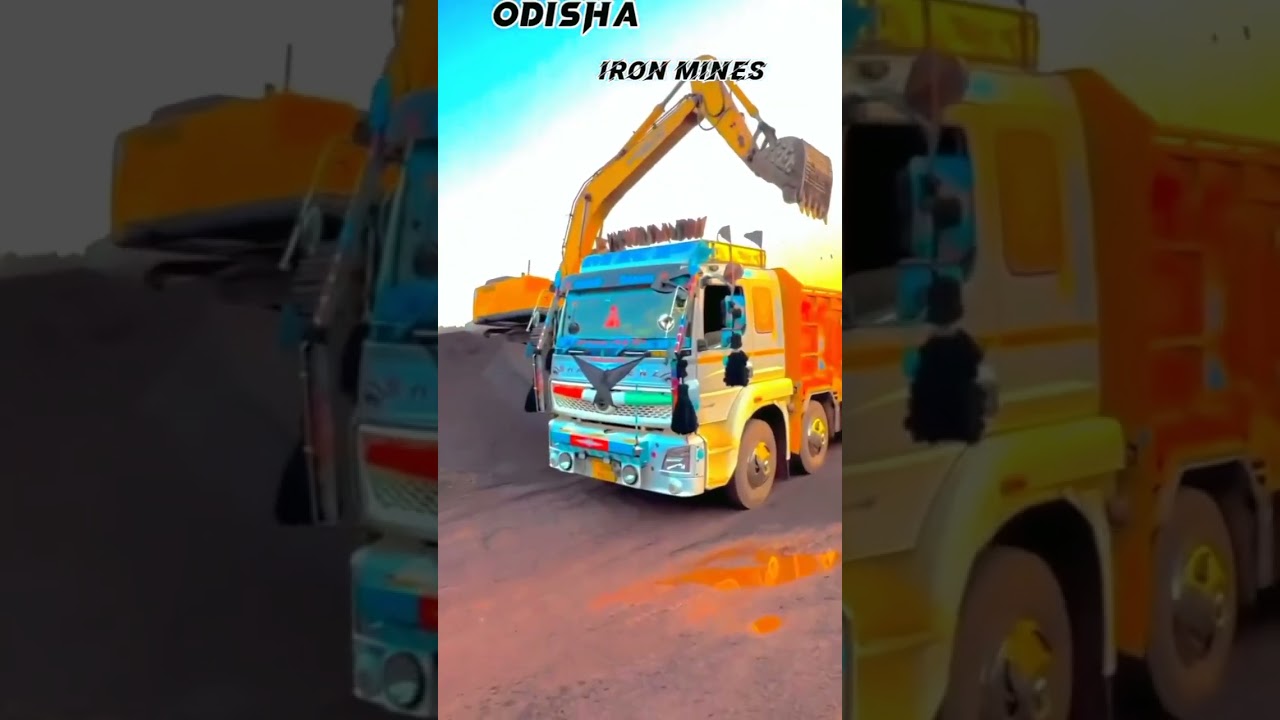 odisha iron mine in keonjher #odisha #keonjhar #iron #mien #ironman #truck #driving #trending #rod
