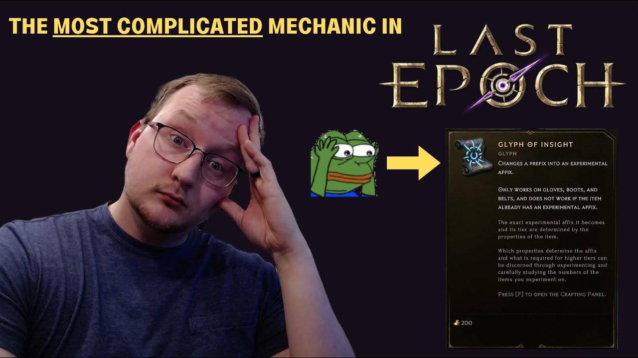The Most Complicated Crafting in Last Epoch! Glyph of Insight Crafting Guide