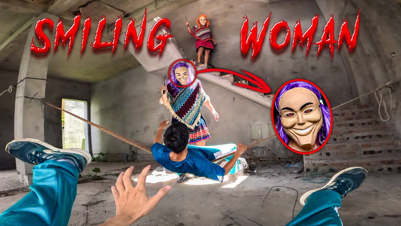 PARKOUR POV VS SMILING WOMAN ESCAPE IN REAL LIFE HORROR 2 | Bubbles Passion