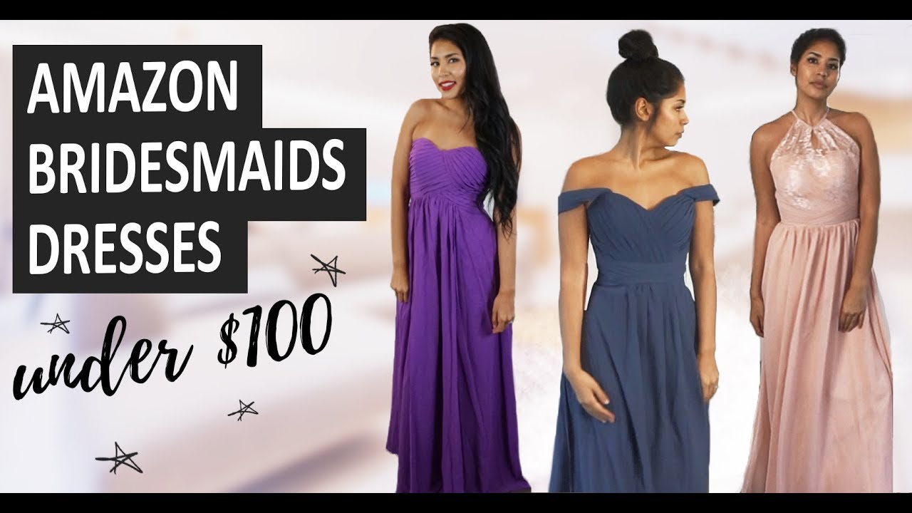 Amazon Bridesmaids Dresses Under $100 (2019) | Affordable bridesmaids dresses