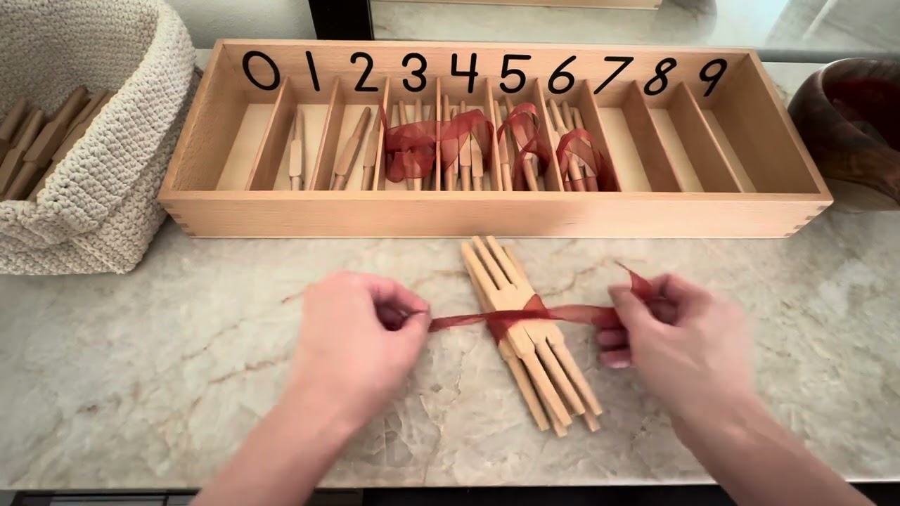 Spindle Box -  MONTESSORI Mathematic Lesson