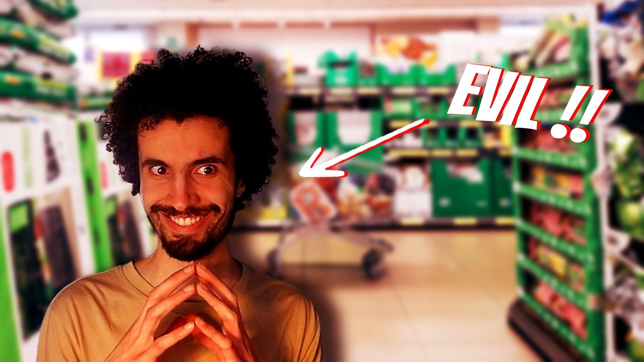 Je suis un malfrat du supermarché