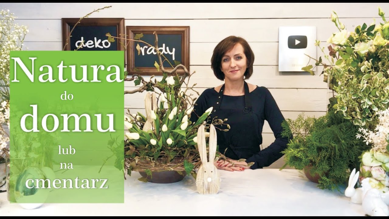 NATURA NA CMENTARZ LUB DO DOMU / STROIK WIOSENNY / DEKORACJA WIELKANOCNA
