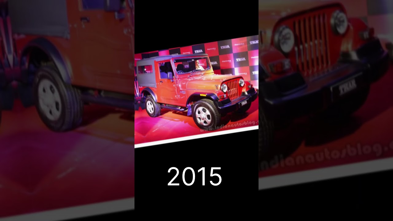 Mahindra that is car 🚗 collection (2000-2025) model #car #thar