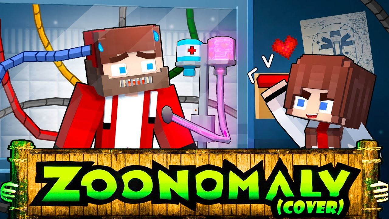 JJ`s Girl EAT JJ in Maizen Minecraft  Zoonomaly Theme Song (COVER) Part 1