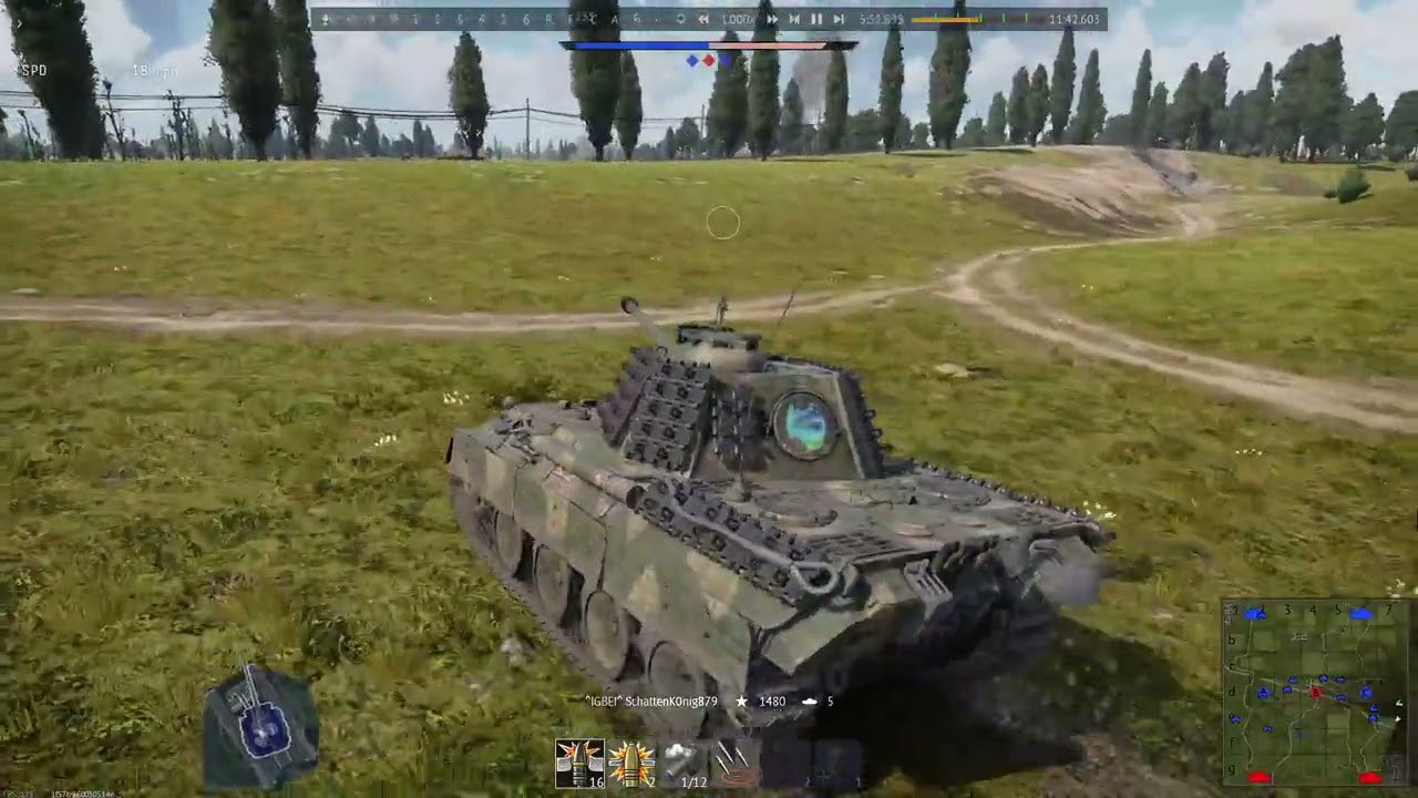 War Thunder - Panther A - Being Called out for a Cheater ???