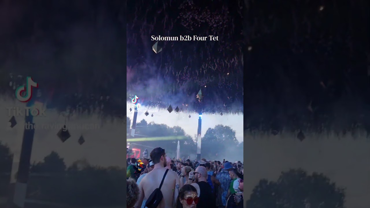 Solomun b2b Four Tet at Crystal Garden Tomorrowland was a vibe! 