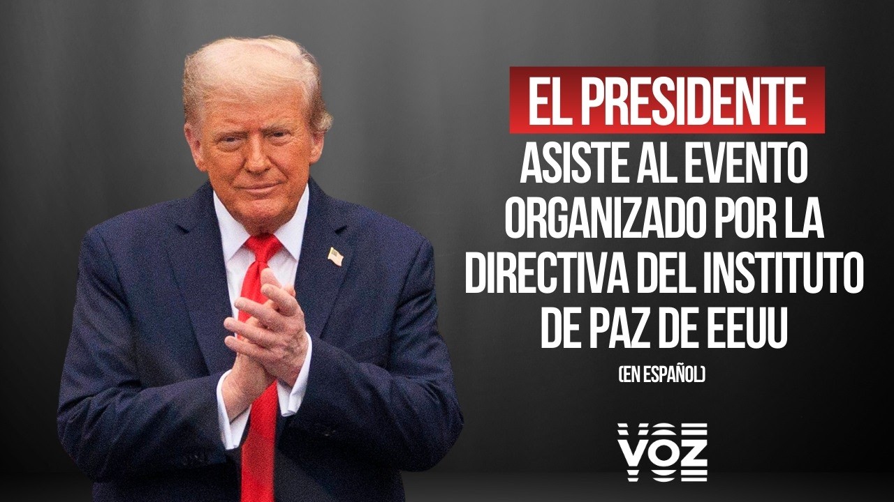 EN VIVO: El Presidente asiste al evento organizado por la directiva del Instituto de Paz de EEUU