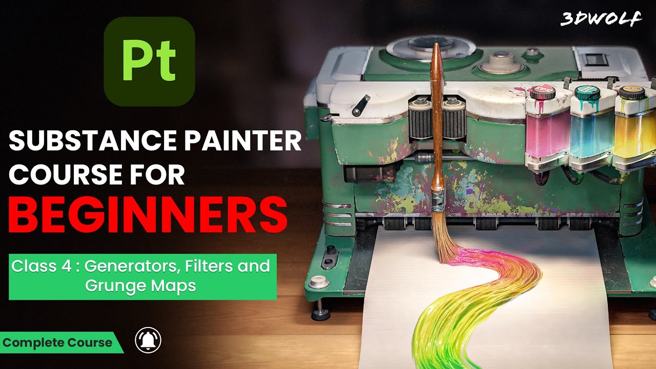 Учебное пособие по Substance 3D Painter | 4. Генераторы, фильтры и гранжевые карты