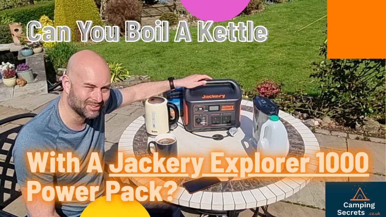 Can you Boil A Kettle With a Jackery Explorer 1000 Power Pack????