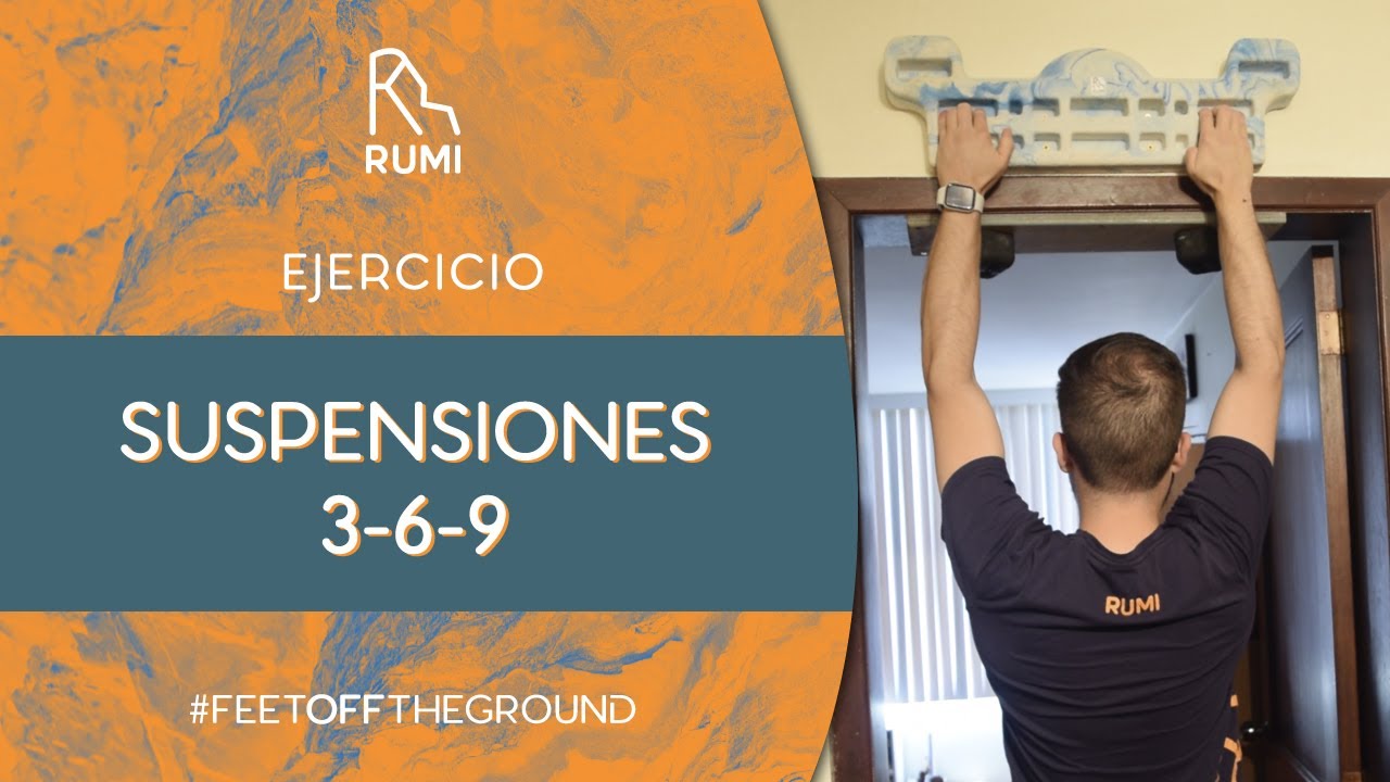Fuerza máxima: Suspensiones 3-6-9 (Hangboard)