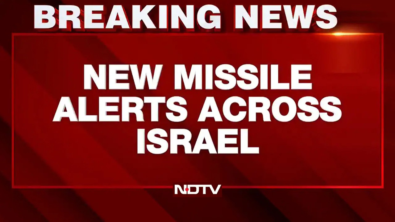 Israel Missile Alert | Fresh Missile Alerts Ring Across Israel As Conflict Enters Day 8