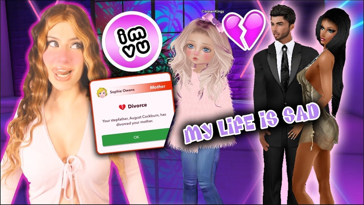 DIVORCED ON IMVU💔 / Bitlife Chooses My Imvu Life #2