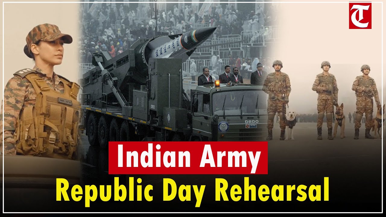 Republic Day 2026: Indian Army rehearses with pride, precision and unmatched discipline