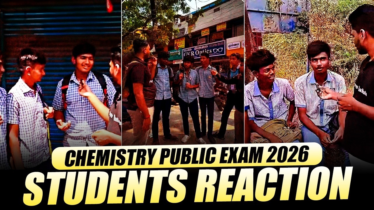 Students Reaction | 12th Public Exam 2026 – Chemistry / Accountancy