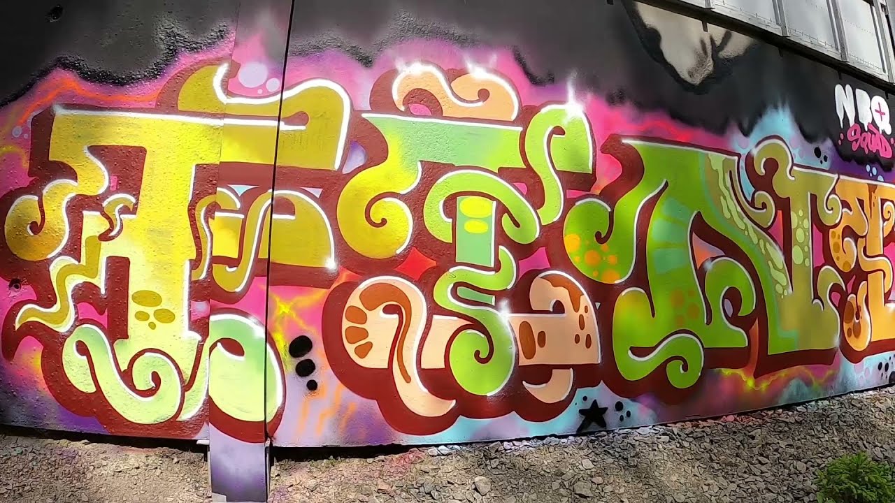 NBQ SQUAD FINLAND Graffiti With NBQ Spray