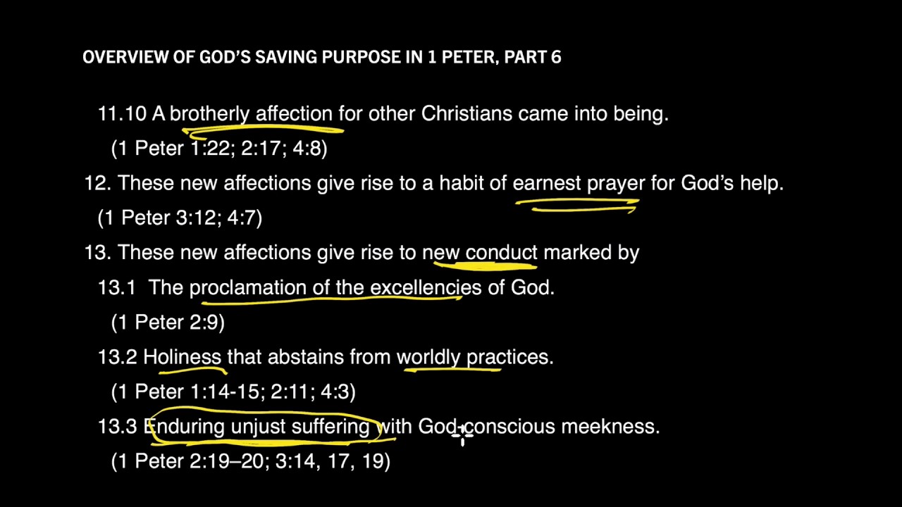 1 Peter in 1 Sentence: 1 Peter 1–5