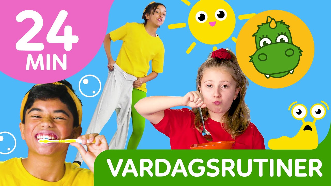 Bolibompa Mini: Mixade favoriter: VARDAGSRUTINER 24 minuter