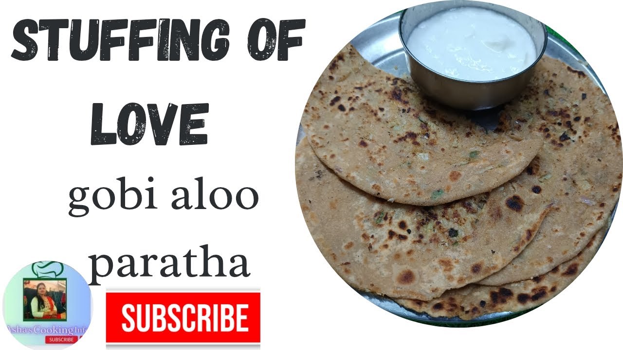 Stuffing of love gobi aloo paratha #viral #trending #food #youtube @Ashascookinginfo #subscribe 