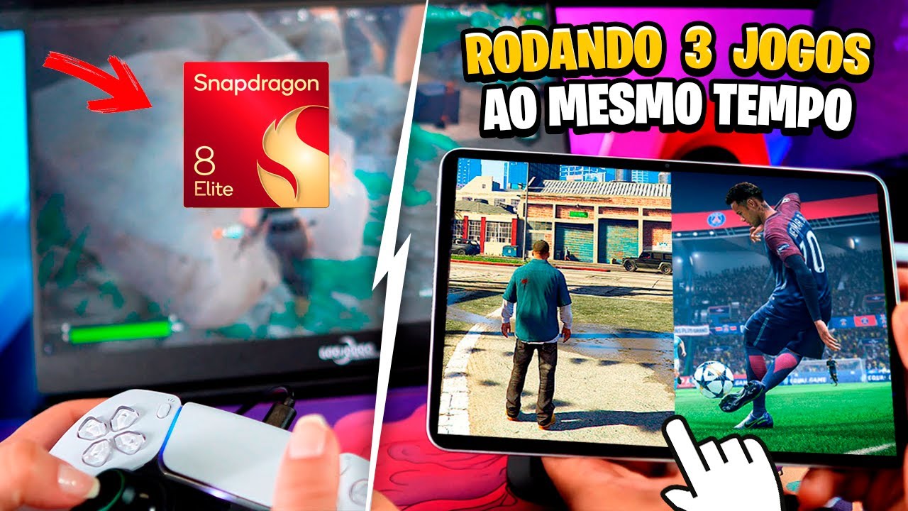 SNAPDRAGON 8 ELITE acabando com os JOGOS DE PC E SWITCH - REDMAGIC Astra Gaming Tablet