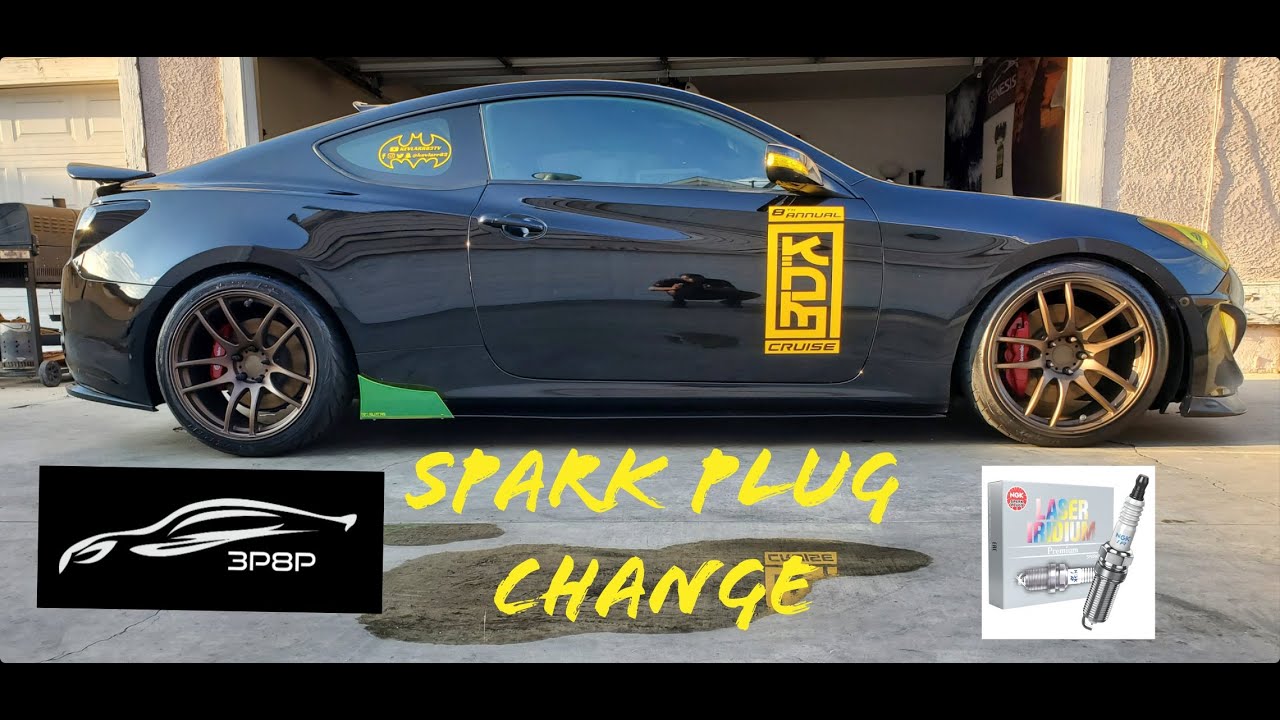 Genesis Coupe spark plug change (how to)