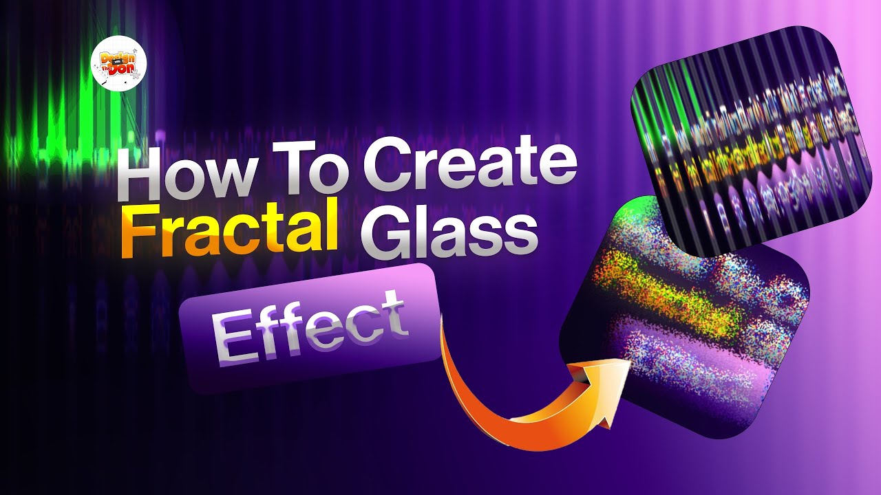 How to Create a Stunning Fractal Glass Effect to Make Your Designs Look INSANE!
