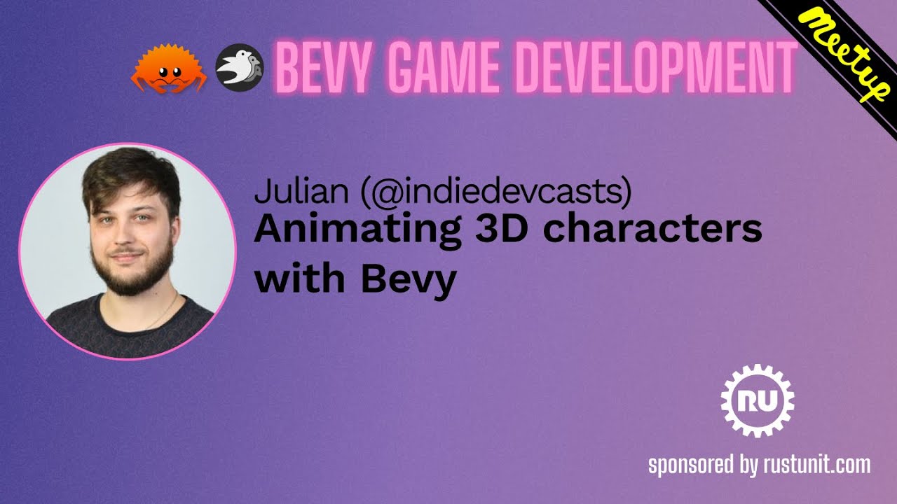 Bevy Meetup#3 - Julian - Animating 3D Characters with Bevy