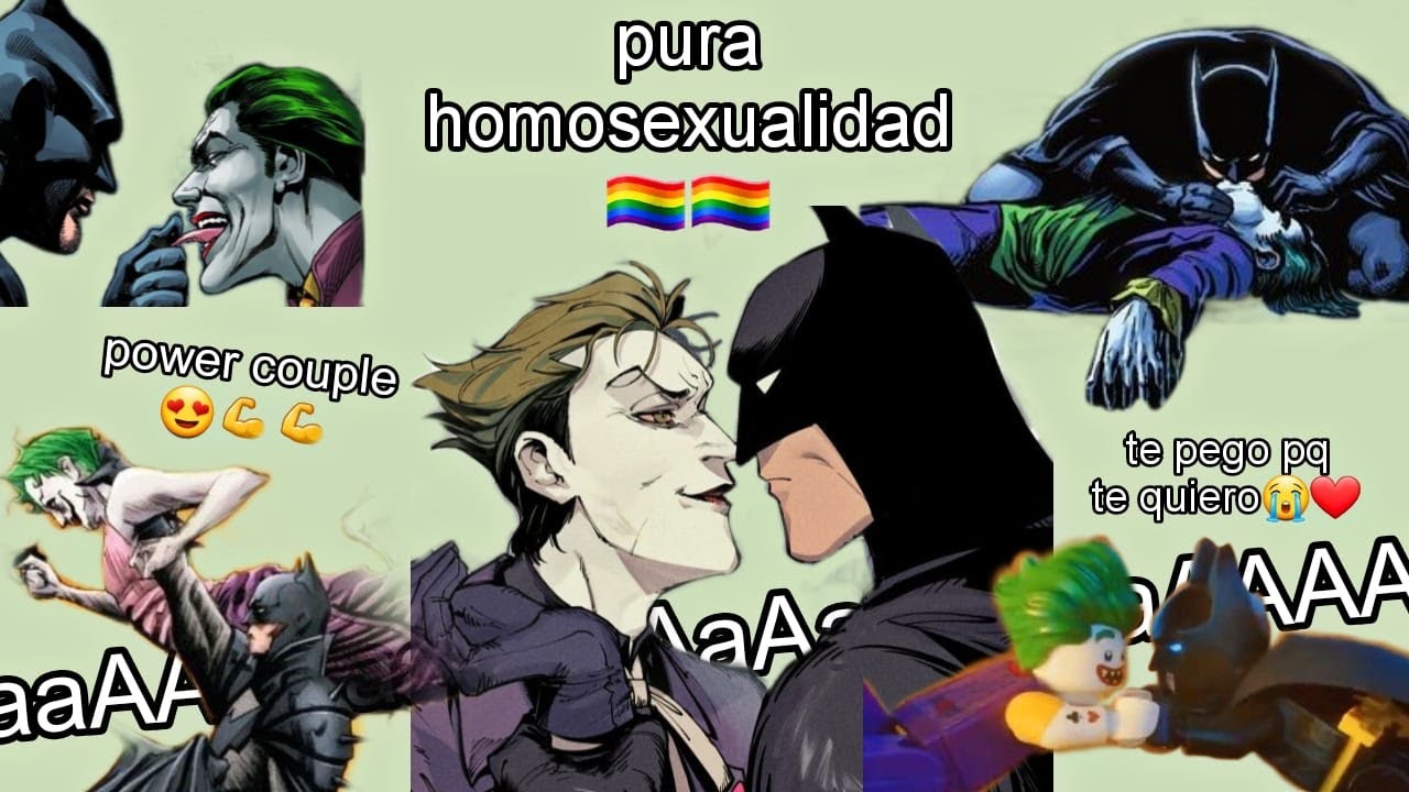 Batman y Joker pegándose porque se quieren por 21 minutos