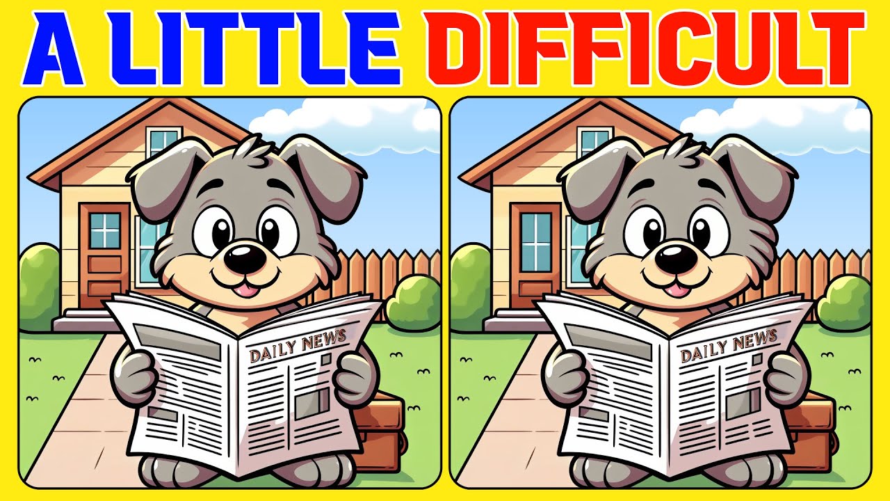 🧠🧩Spot the Difference | Visual perception《A Little Difficult》