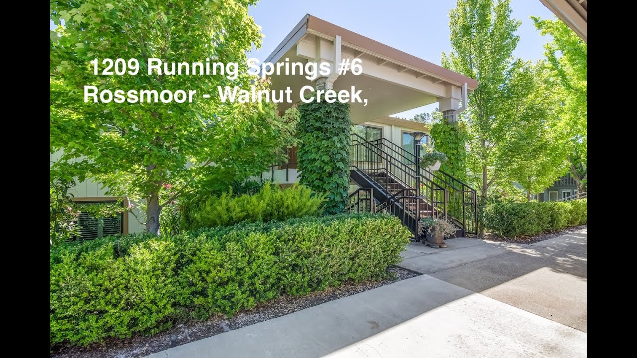 1209 Running Springs #6 - Walnut Creek, CA.  Property tour of a home located in Rossmoor.
